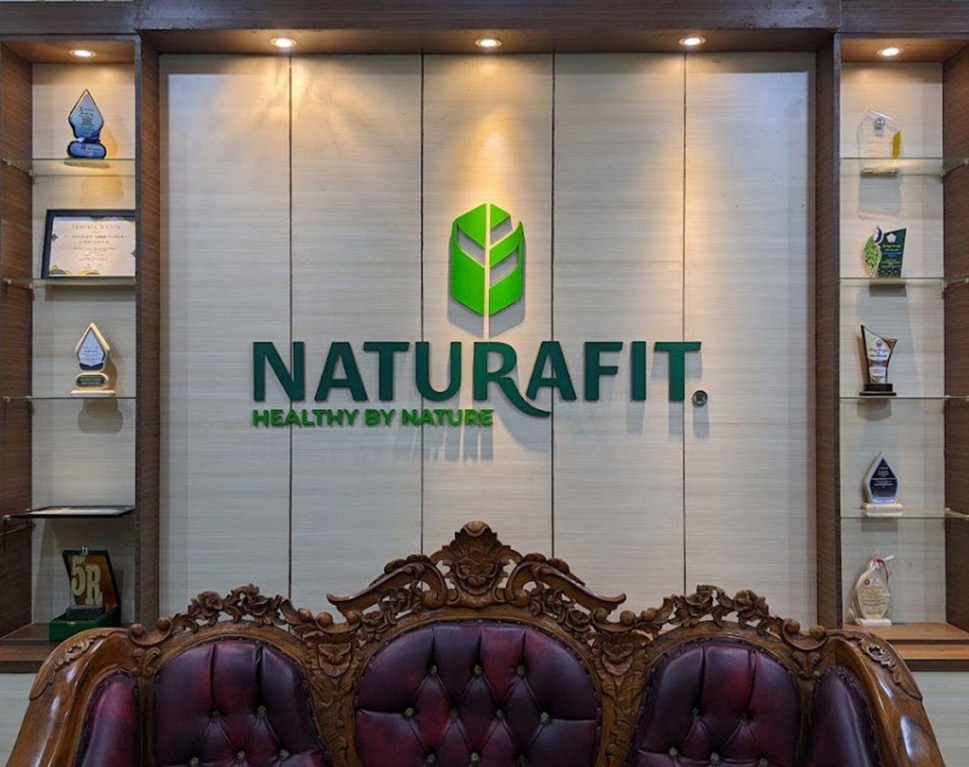 A row of potted plants brings freshness to the store generated by artificial intelligence