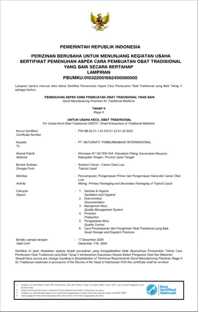 CPOTB - Cairan Obat Luar
